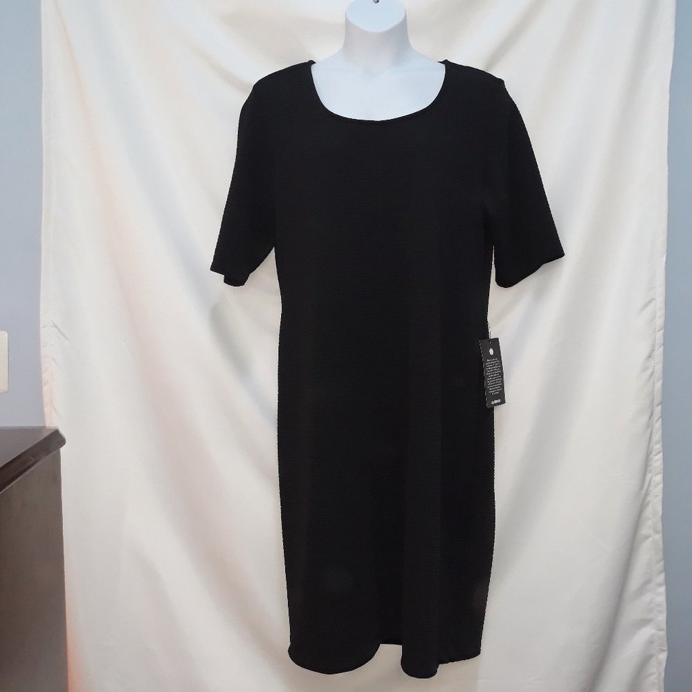 New with Tags Black Dress with Sleeves